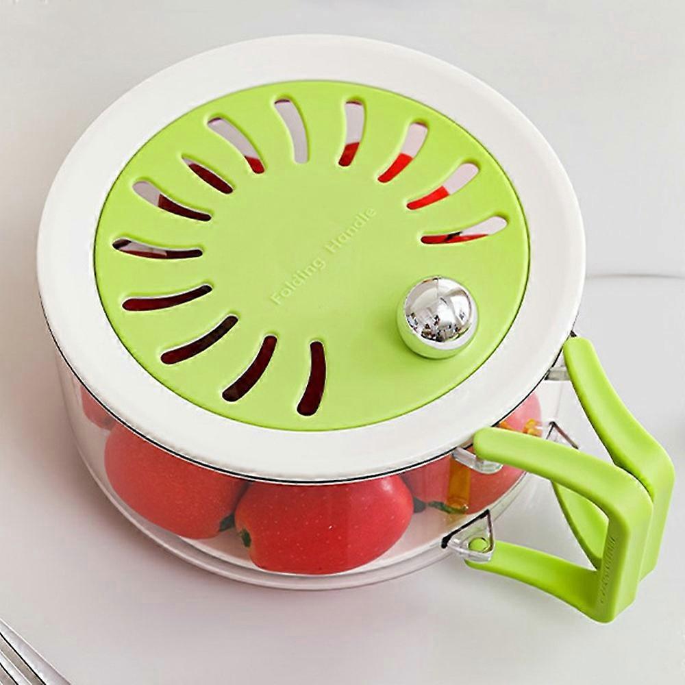 Double Layer Draining Box Large Capacity Fruit Washing Basket Detachable Washing Basket(BPA-Free)