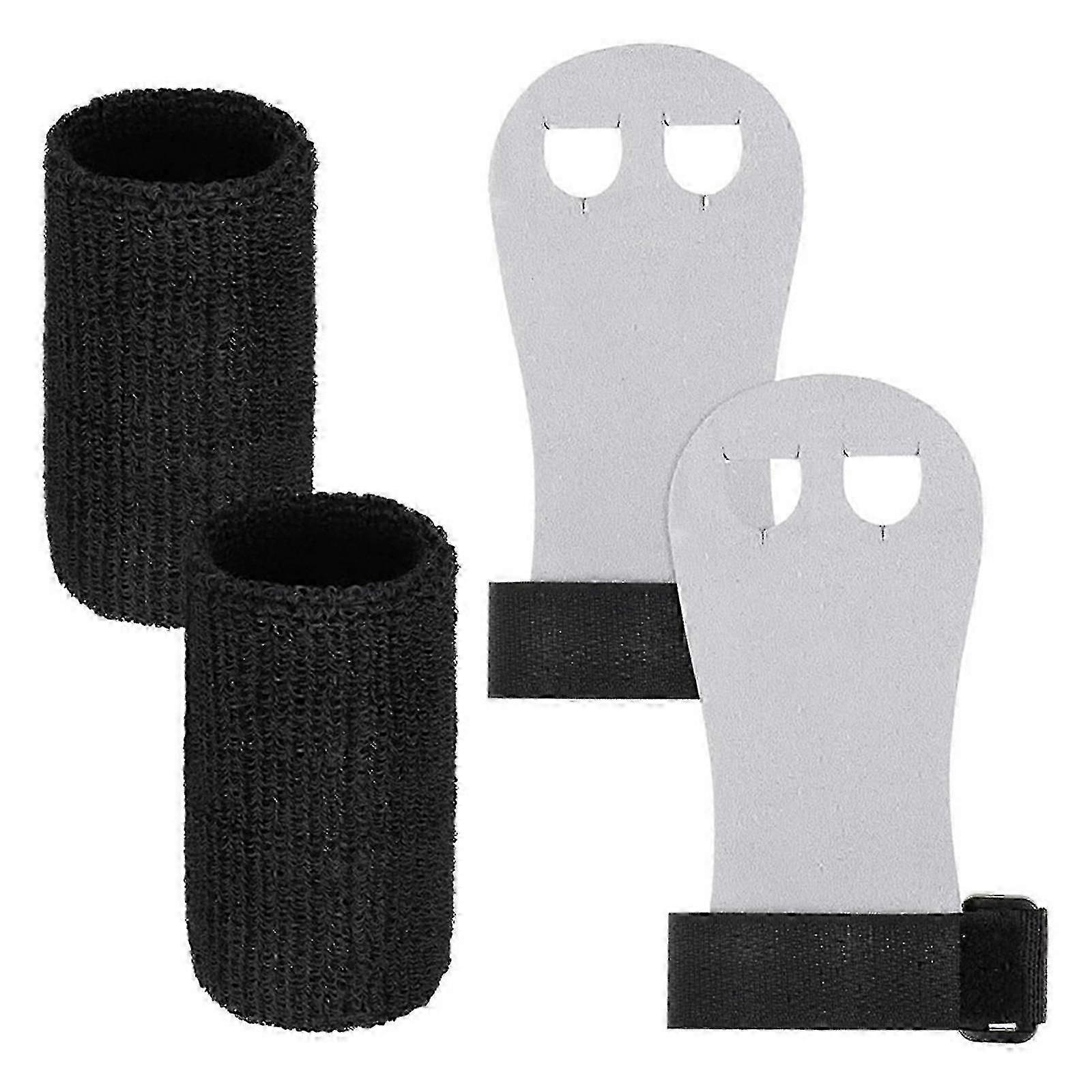 Kids Gymnastics Grips and Wristbands Set Comfortable Wrist Support Gym Gloves Training Gloves and Wrist Wraps Pink L