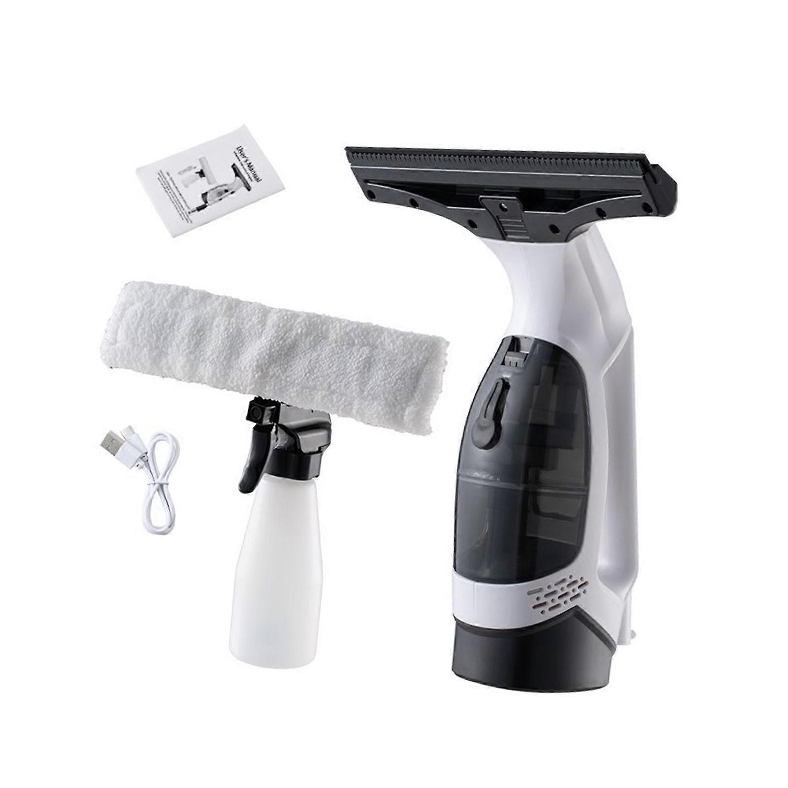 Portable Window Glass Cleaner Wireless Glass Cleaning Machine with Rechargeable Battery and Strong Suction for Window Multicolor