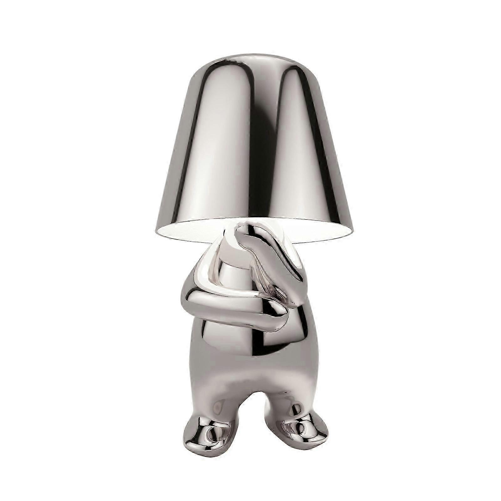 Thinker Lamp Table Light Creative Statuette Headbed Living Room Table Decorative Touch Control Dimmable Lamp