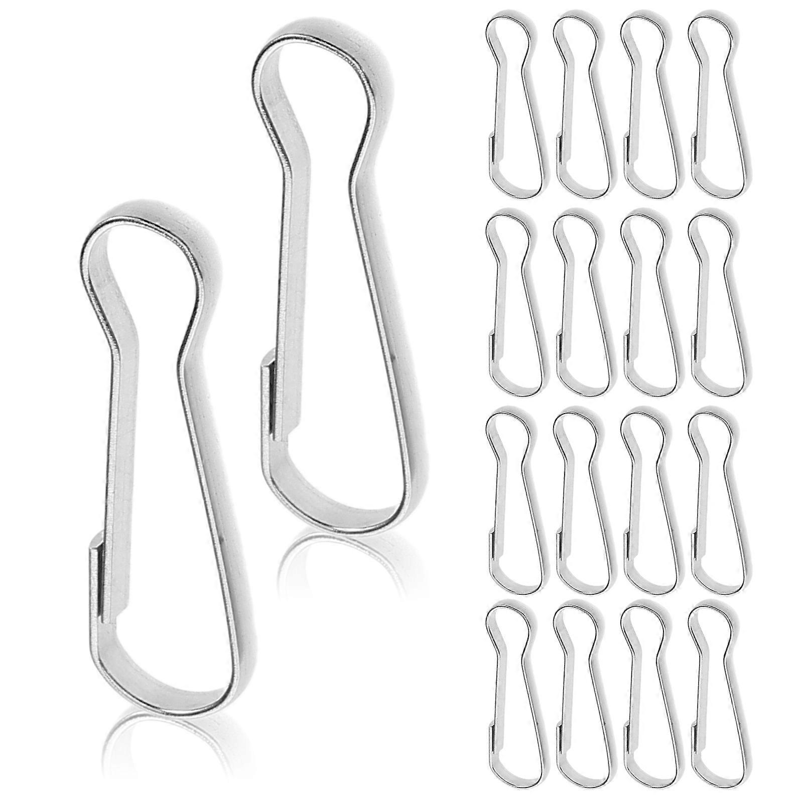 Id Card Hooks Metal Snap Hooks Keychains Diy Craft Accessories Stylish Design 40mm 100Pcs