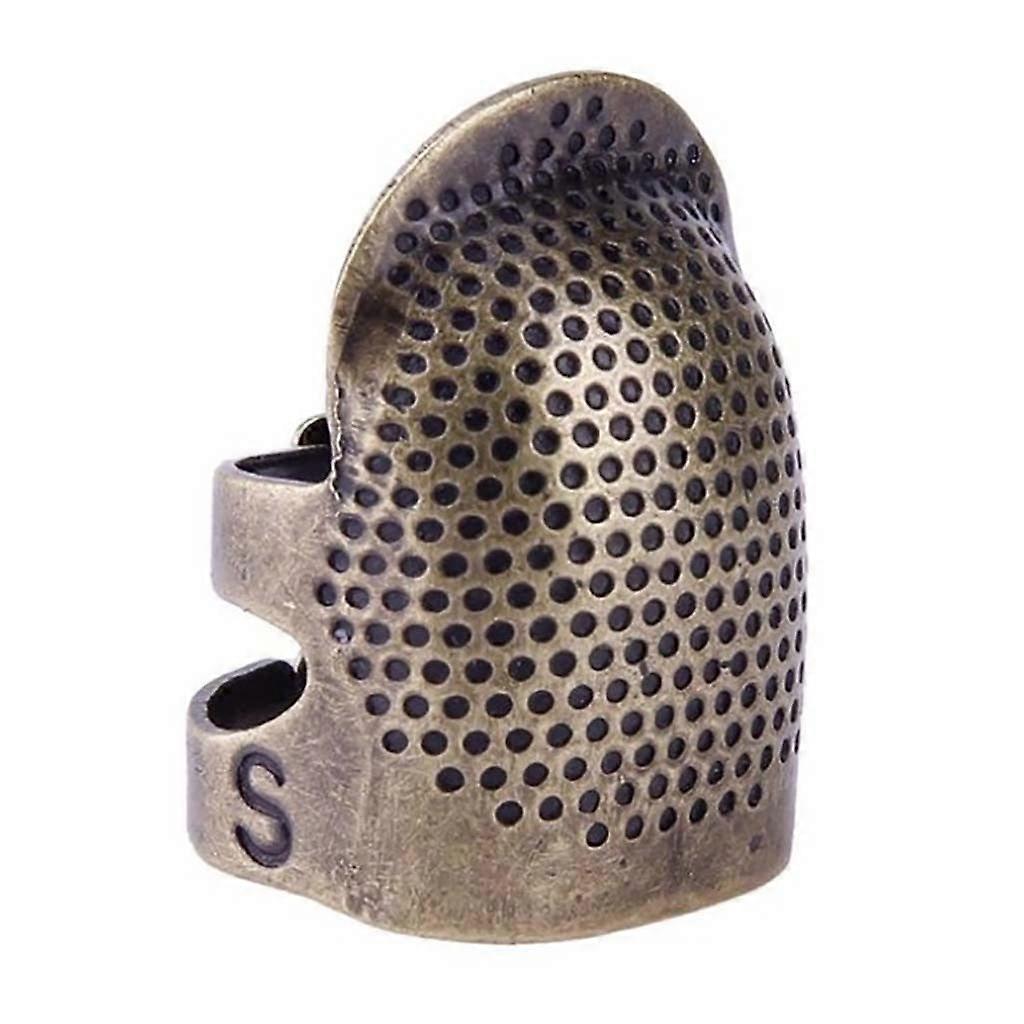 Copper Finger Protector Thimble Adjustable Fingertip Thimble for Sewing Embroide