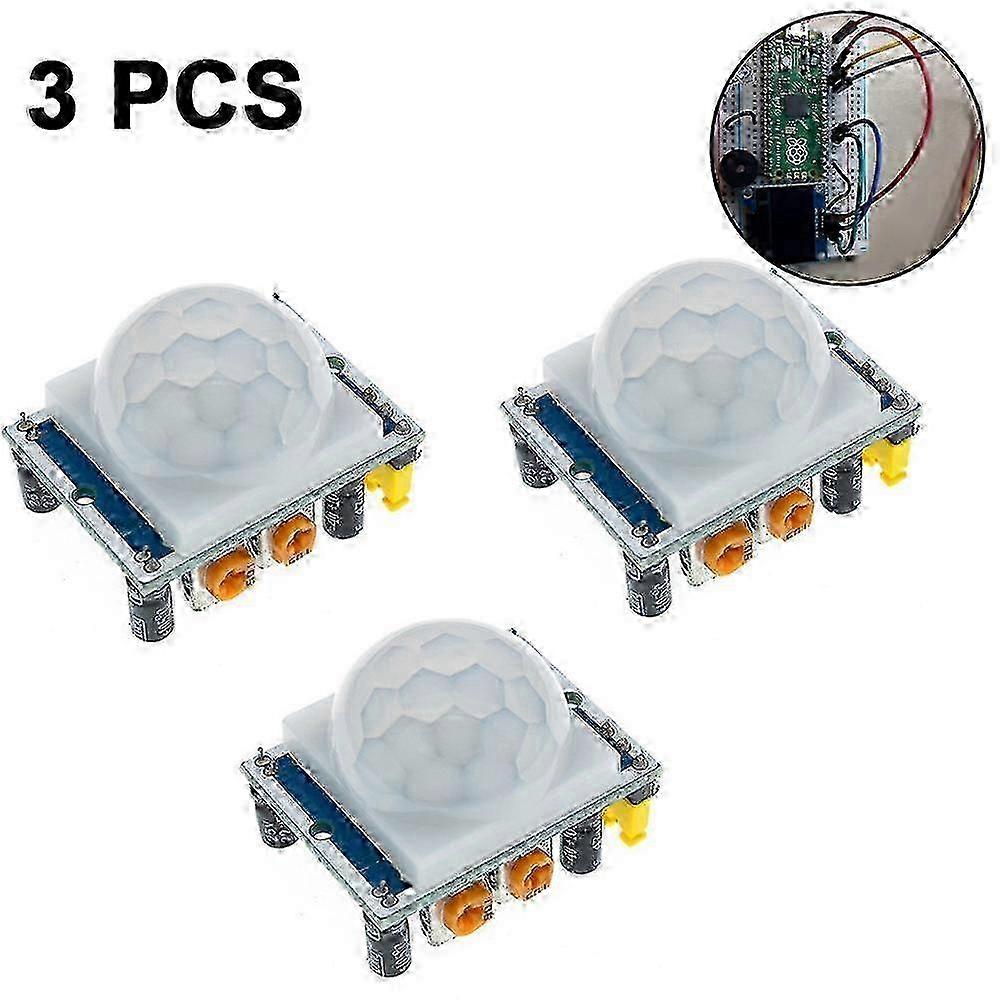 3PCS HC-SR501 PIR Motion Sensor Infrared IR Sensor Human Body Detector Module
