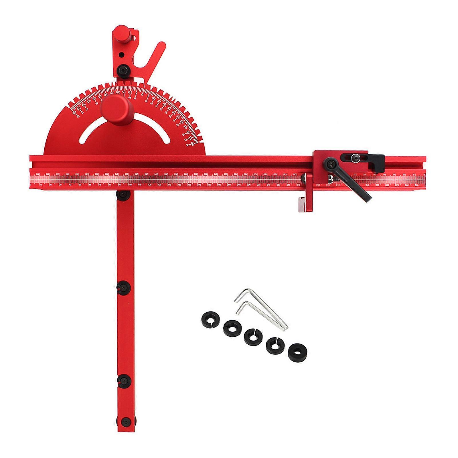 Adjustable Mitre Gauges for Table Sawing Miter Gauges Fence Aluminum 15 Angle Stops Woodworking Table Sawing Miter Gauges Multicolor
