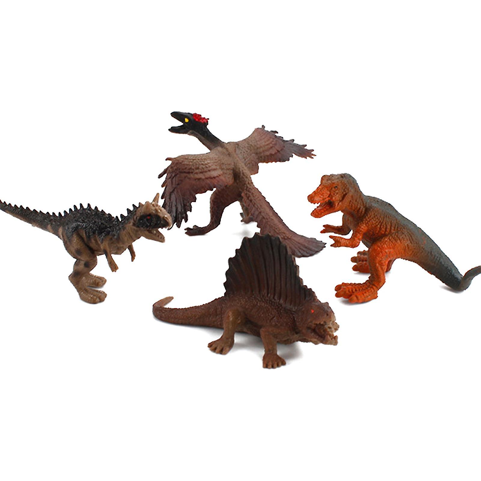 子供のための4pcs恐竜フィギュア絶妙な鮮やかな合成PVC恐竜像