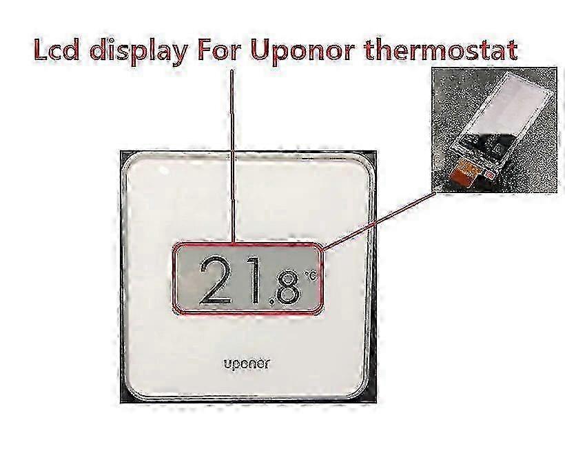 LCD Display Screen Repair Part Compatible with Uponor Smatrix Wave +rh Style T~169 Thermostat