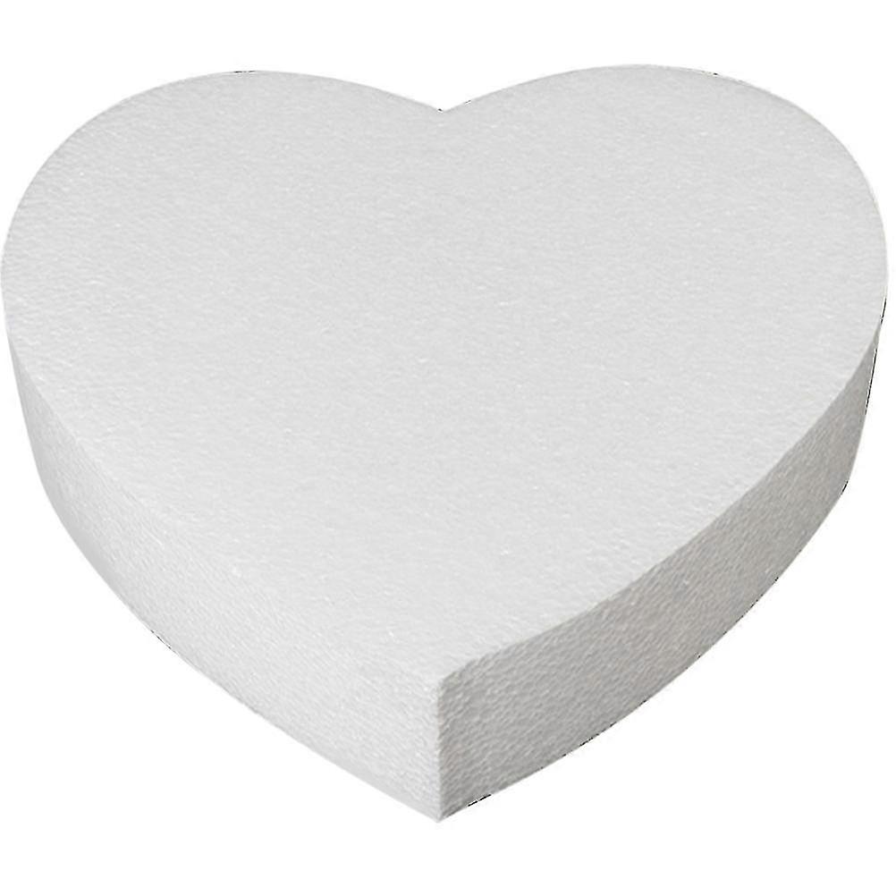 Smooth Polystyrene Heart Cake Dummy for Baking Practice