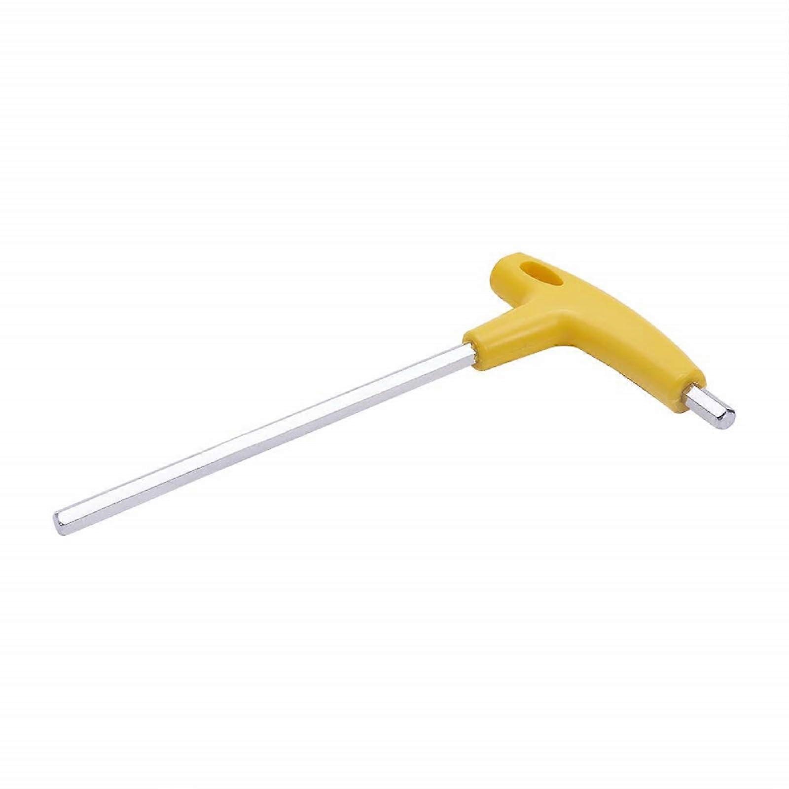 Hex Key Wrench T Handle Double Head Tip Shaft Green 200mm for Bicycle and Furniture