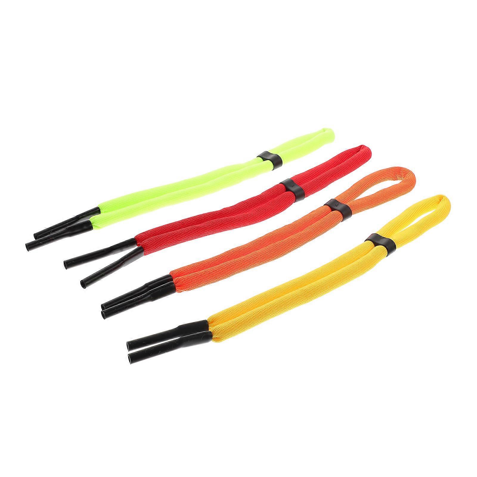 4 stk Briller Stropp Solbriller Stropp Justerbar Eyewear Retainer Stropp For Sport