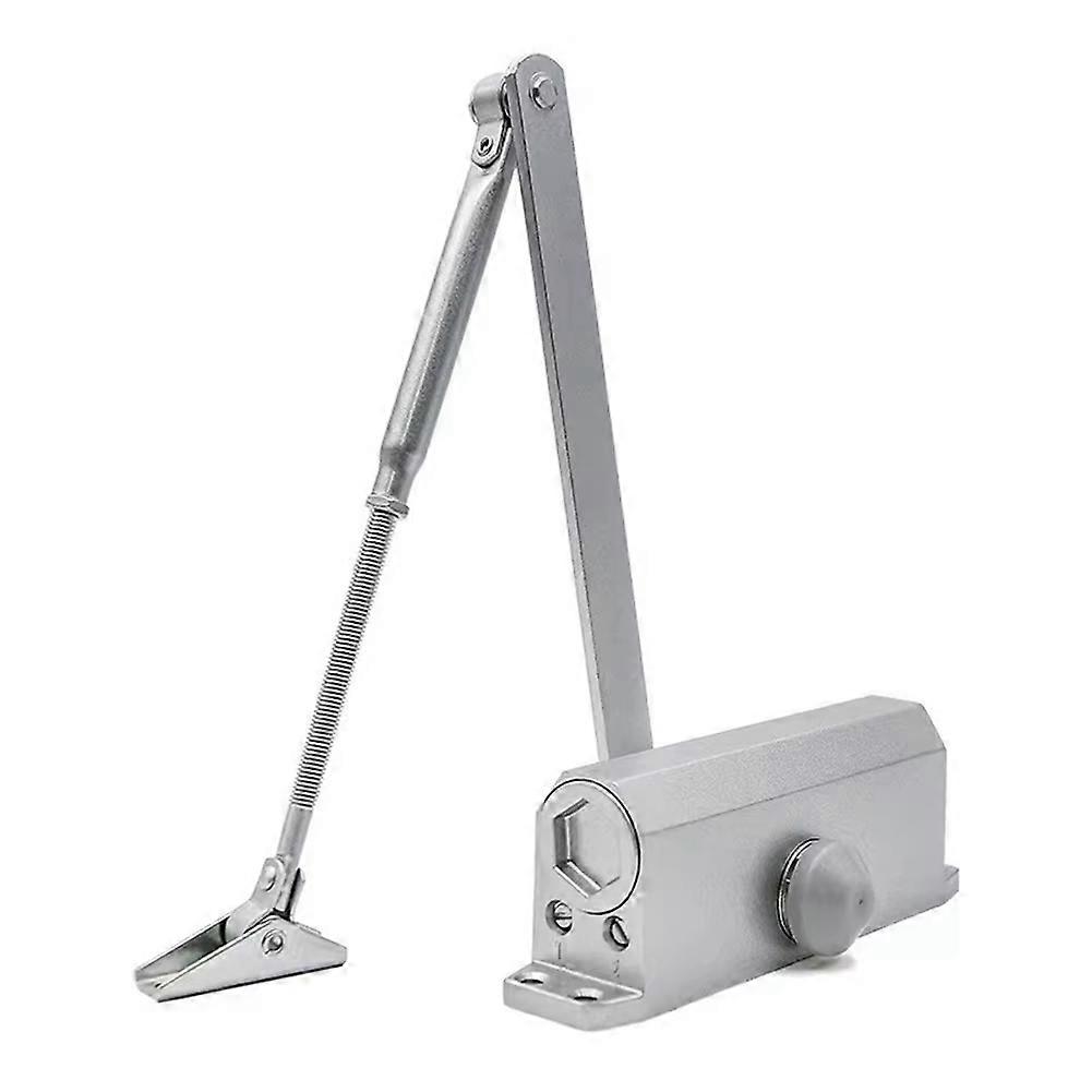 Automatic Door Closer Adjustable Door Stop Multifunctional Buffer Door Closer Suitable for Resident