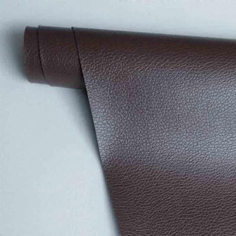 Leather  Patch with Strong SelfAdhesive, Extra Large Dark Brown 19x50in for Sofa and Car Seats