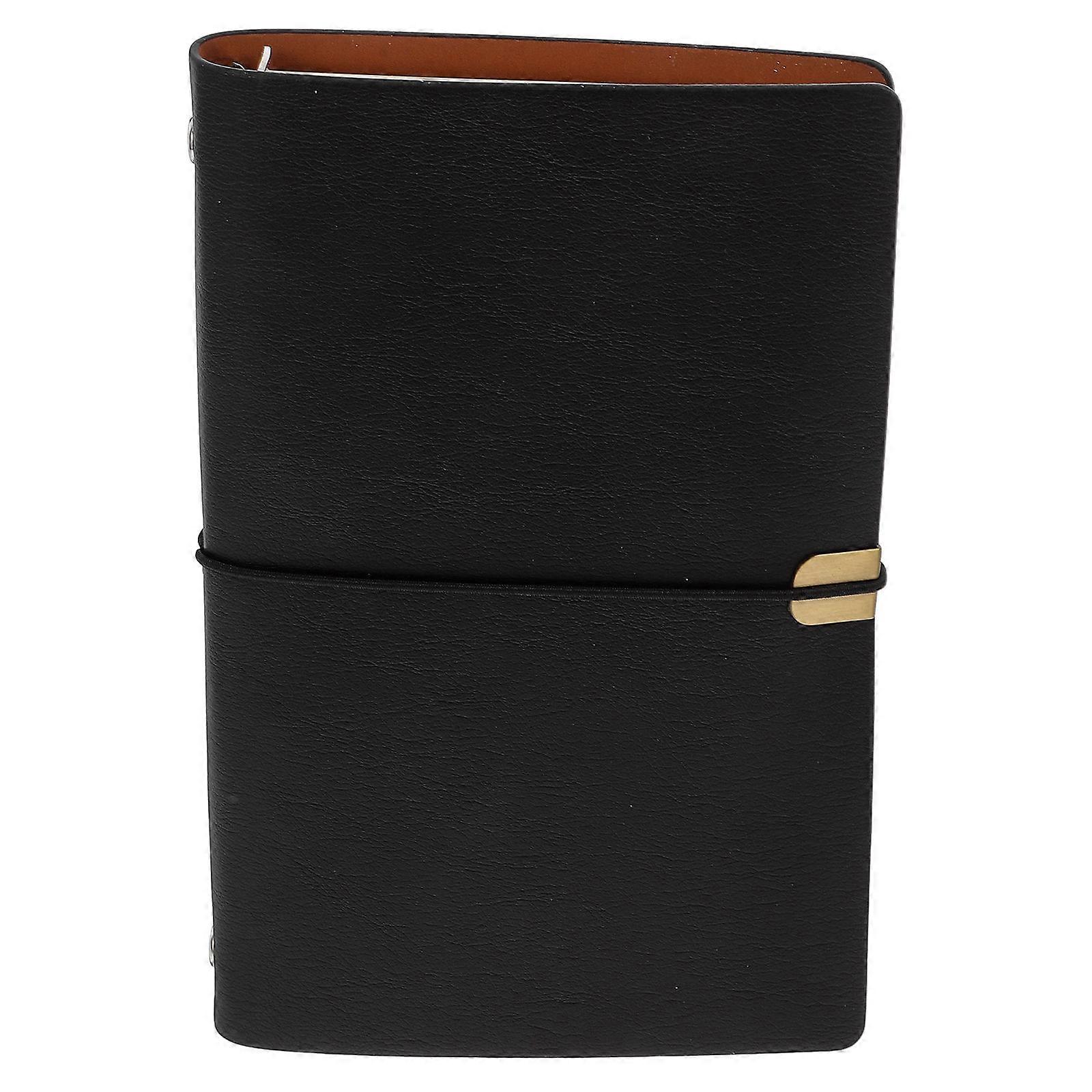 Soft Cover PU Notebook for Daily Writing with Strap Portable Notepad