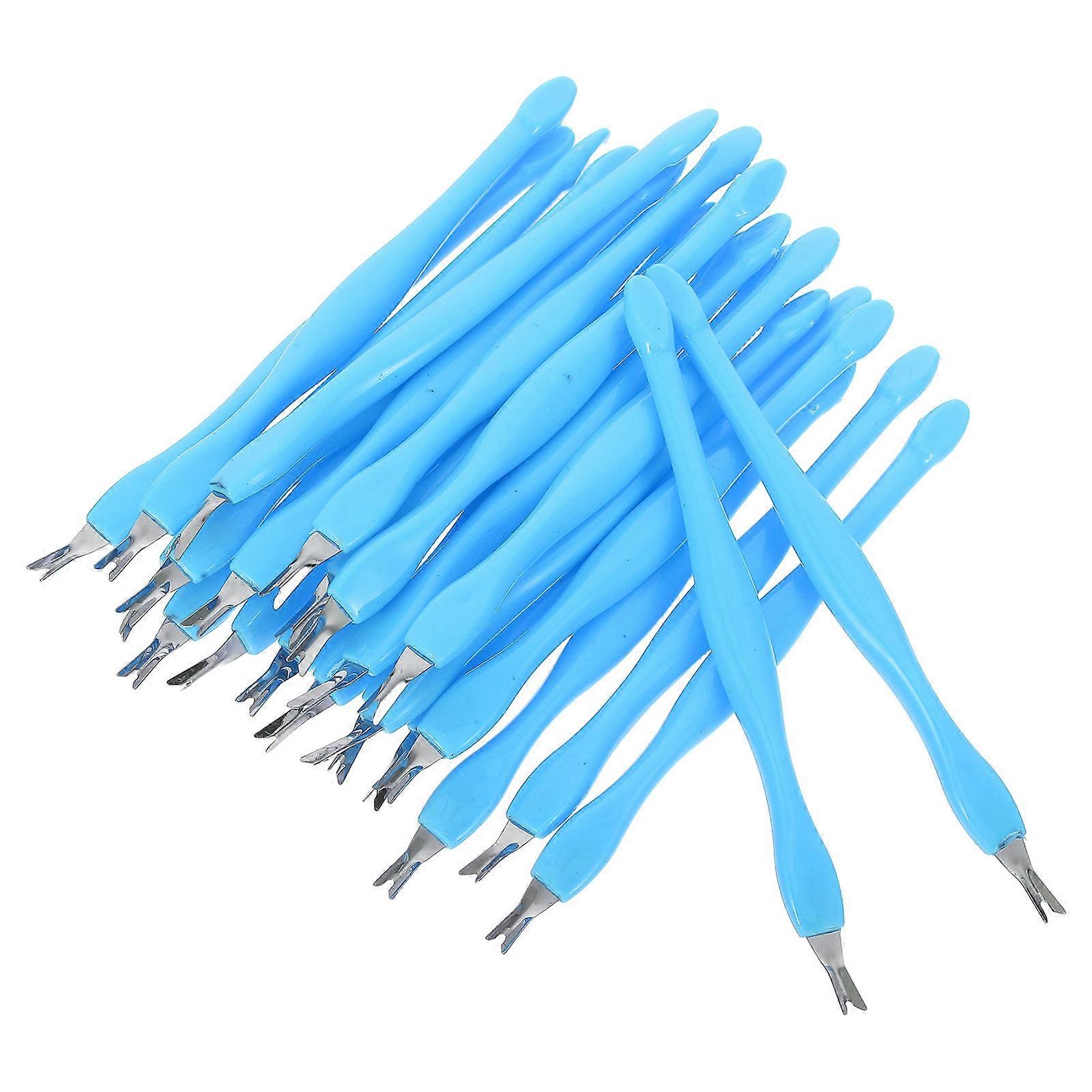 Nail Cuticle Removal Fork Cuticle Trimmer for 24Pcs Grooming Tool Set