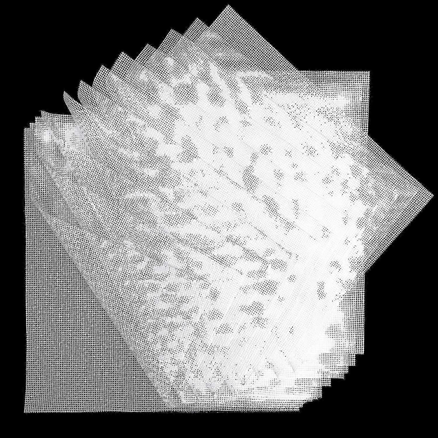 12 stk non-stick silikon mesh ark for frukt dehydrator - 14 x 14 tommer