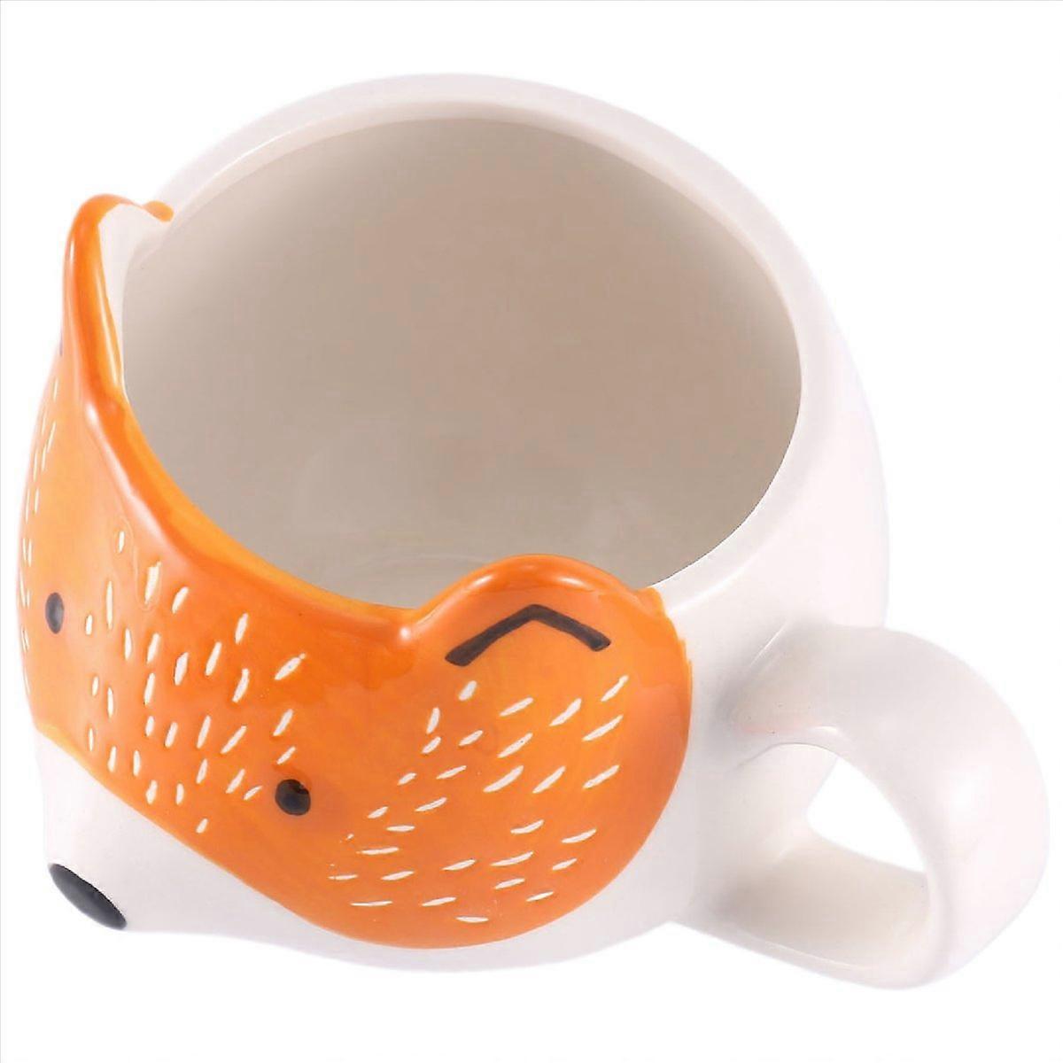 Ceramic Coffee Cup Cartoon Shaped Cup Animal Pattern Home Kitchen