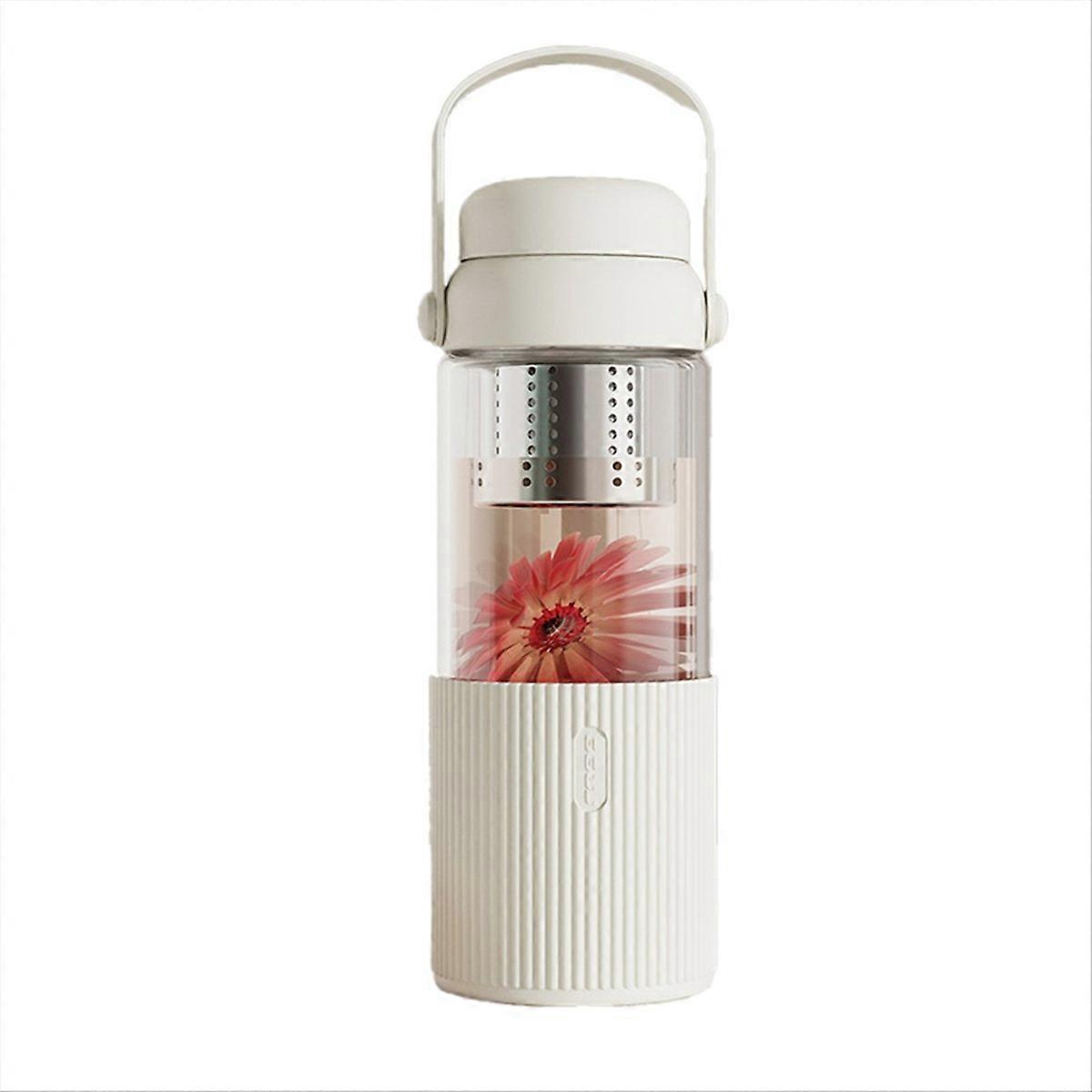 520ML Transparente Glas-Kaffeetasse mit Deckel A