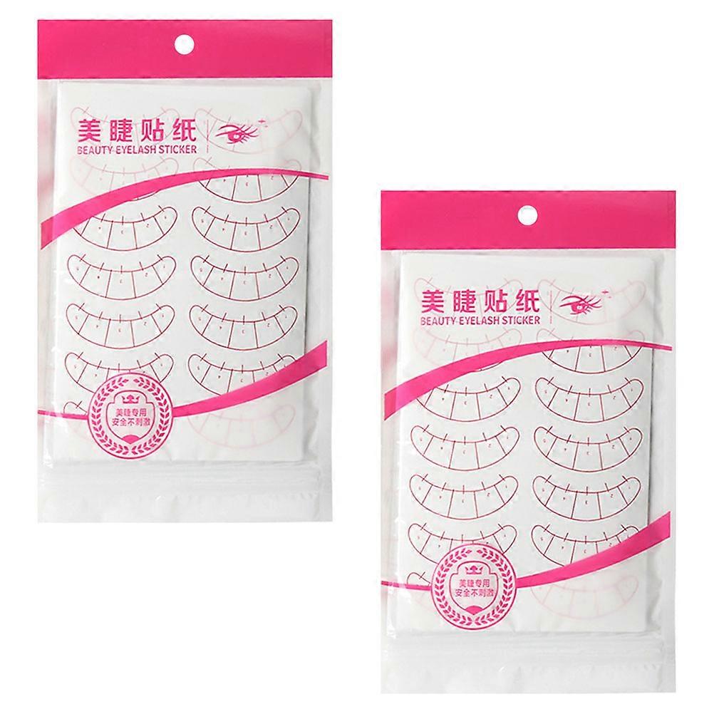 Eye Lash Isolation Pad for Practice with 60 Sheets Eyelash Extension Sticker