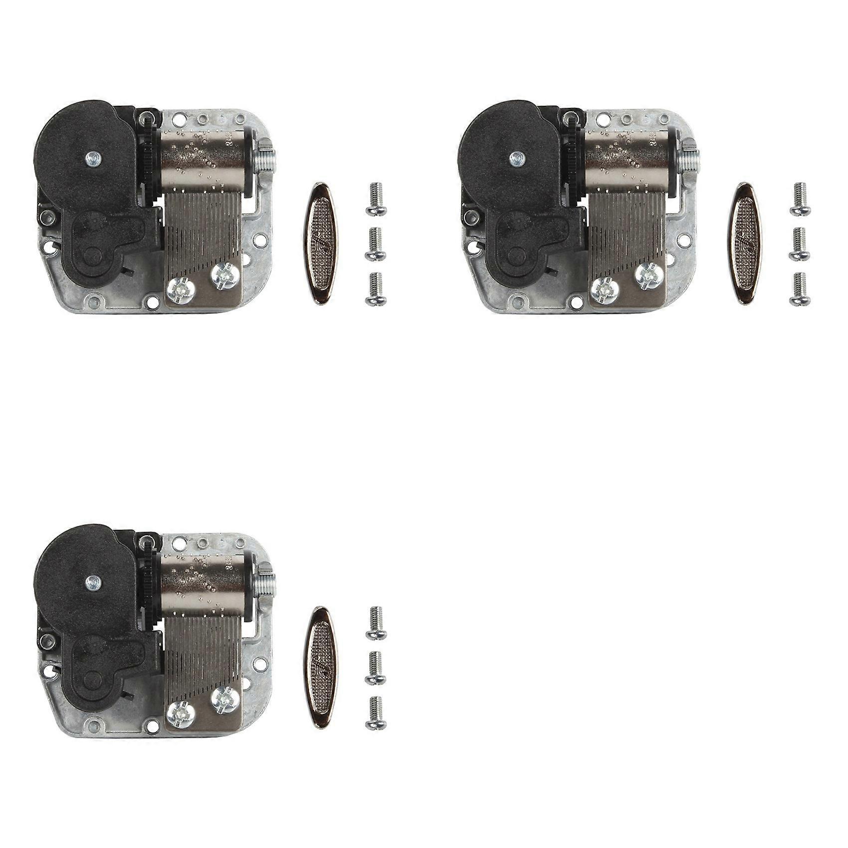 3X Piano Music Box Kit for BambuLab Bottom Winding Kit for Bambu Maker World Creator Program 3D Printing Piano Music Box