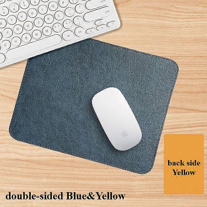 Small PU mouse pad Non-Slip double-sided Desktop Mouse Pad Waterproof Anti-Scratch Easy To Clean Mat For PC Laptop Desktop