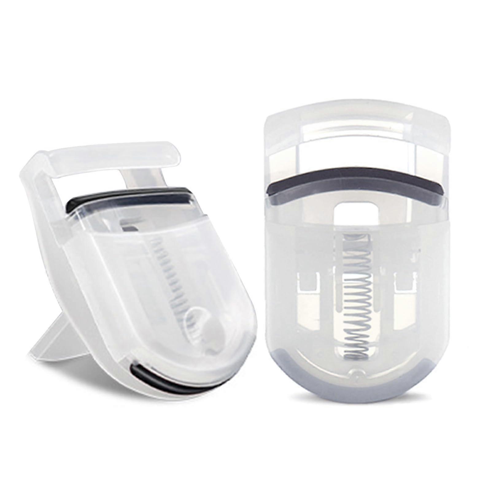 Mini Eyelash Curler for Asian Eyes with Spare Rubber Strip, Compact Travel Size Lash Tool