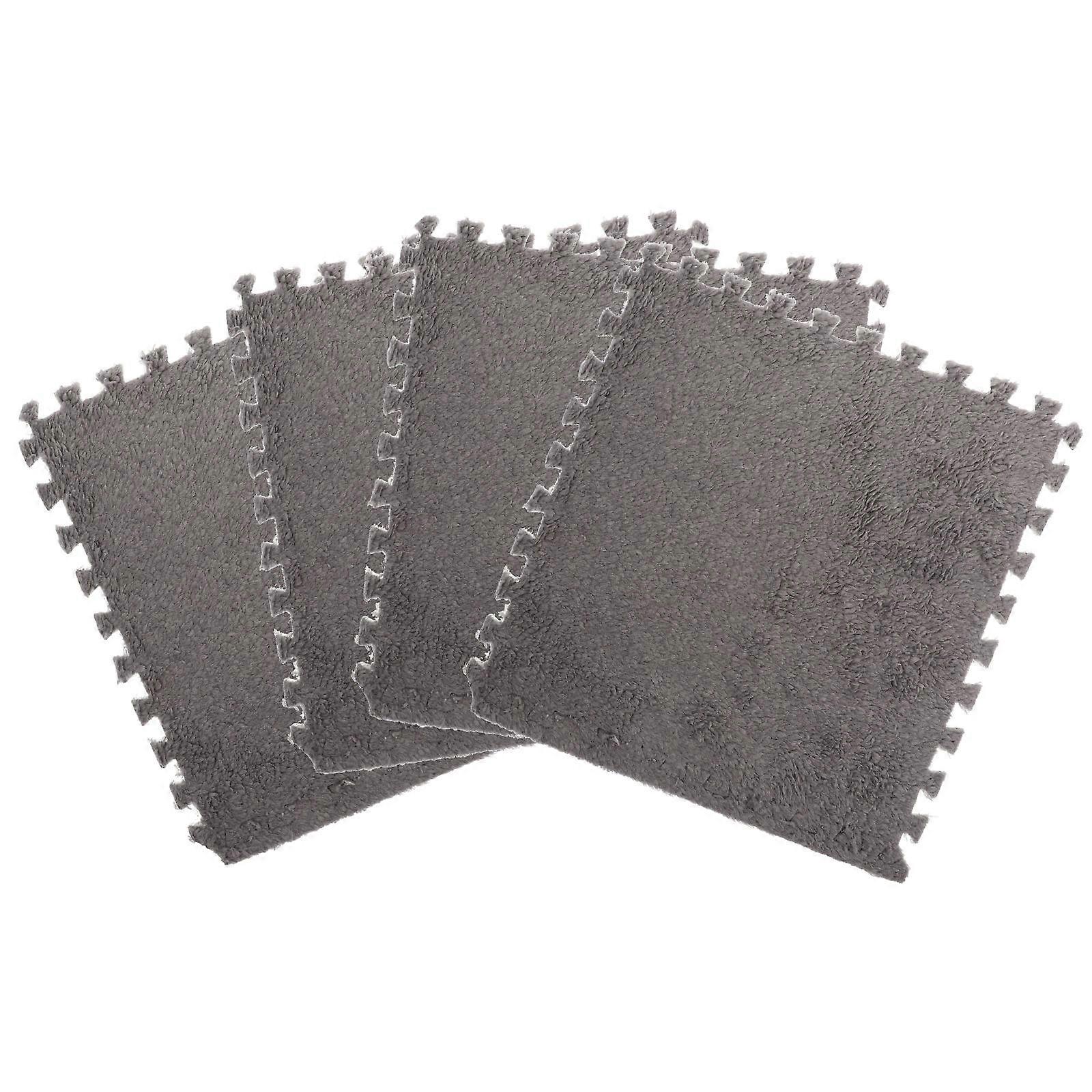 Grey Hamster Spliced Mat Comfortable Hamster Beds for Small Pets 20Pcs