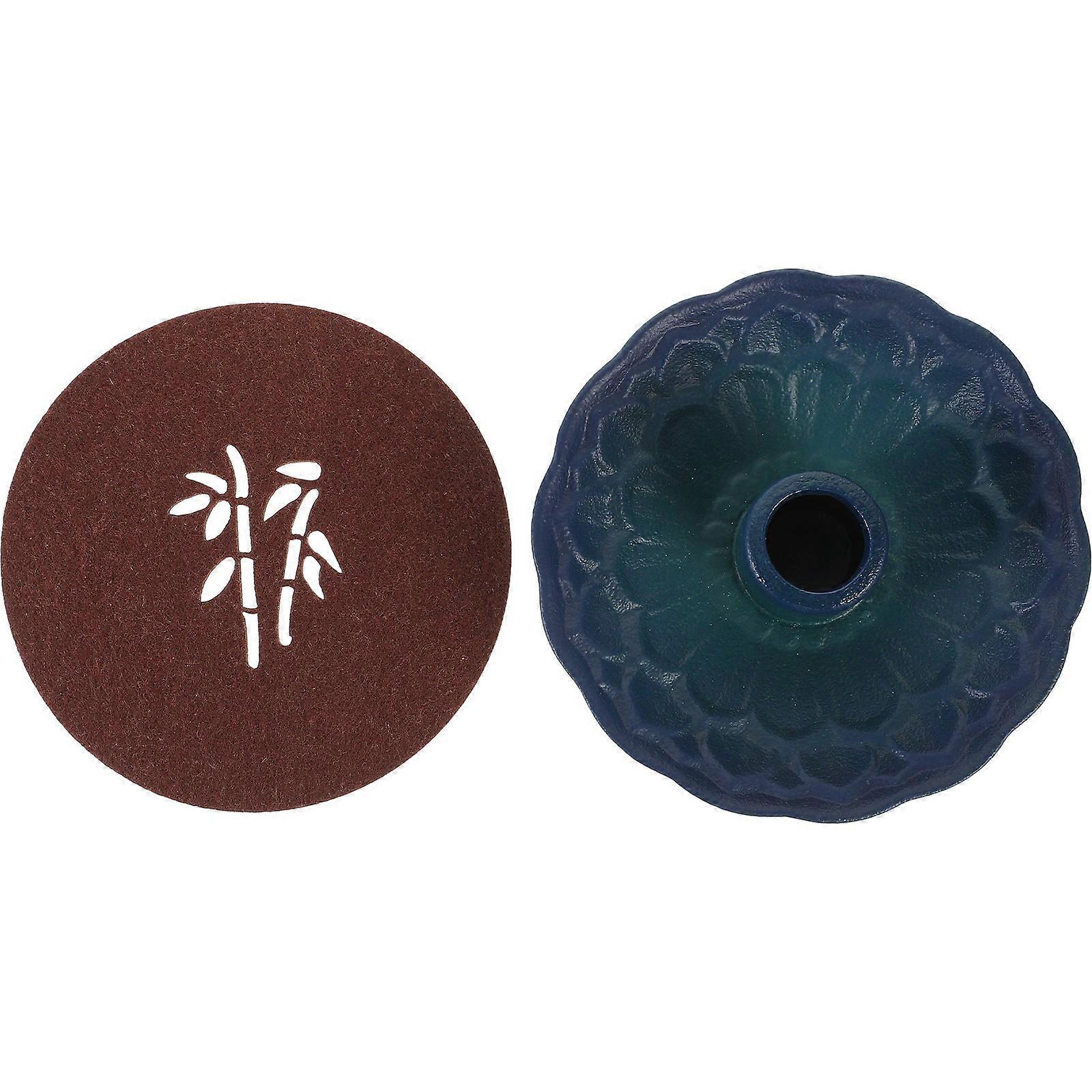 Ceramic Incense Holder for Purifying Sage Sticks 5Sets in Blue