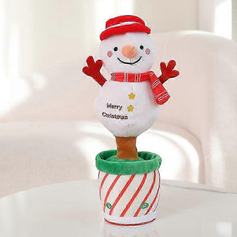2025 Dancing Snowman - Talking Singing Christmas Plush (Battery)