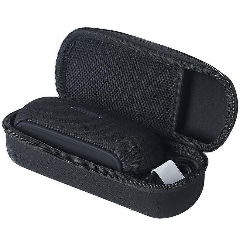 Hard Travel Case Portable Bluetooth Case With Shoulder Strap Lined Black for Harman Kardon LUNA Speaker