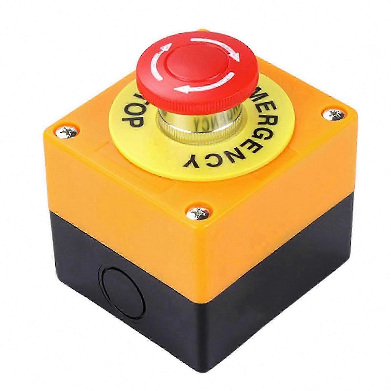 Durable Plastic Emergency Stop Button for Indoor and Outdoor Use