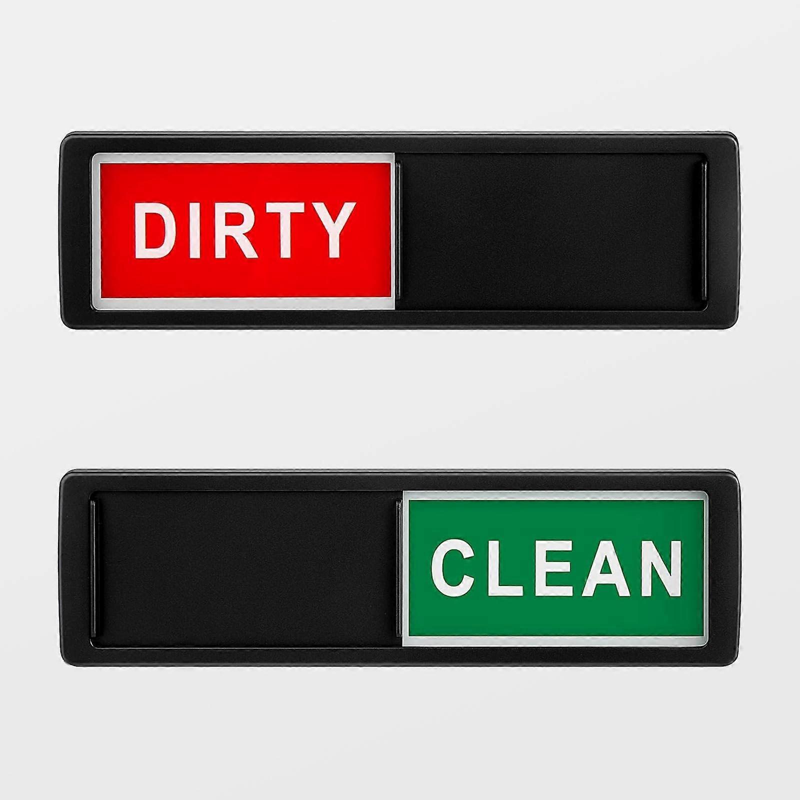 Dishwasher Magnet Clean Dirty Sign with Sliding Status Indicator, Scratch Universal Fit