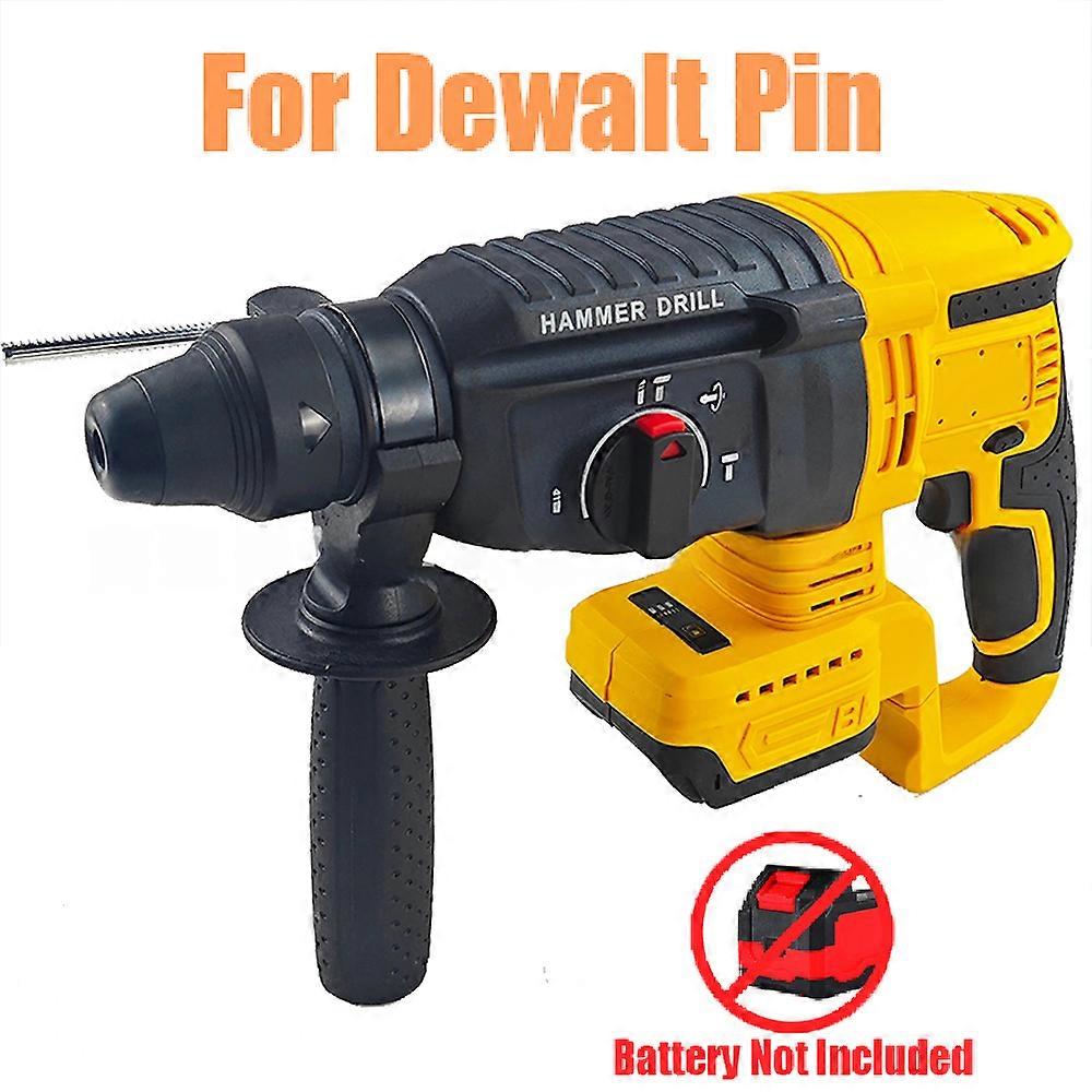 For Dewalt 20V Battery 26MM Brushless Electric Hammer Drill Multifunctional Rotary Cordless Hammer Drill For Makita/Milwaukee