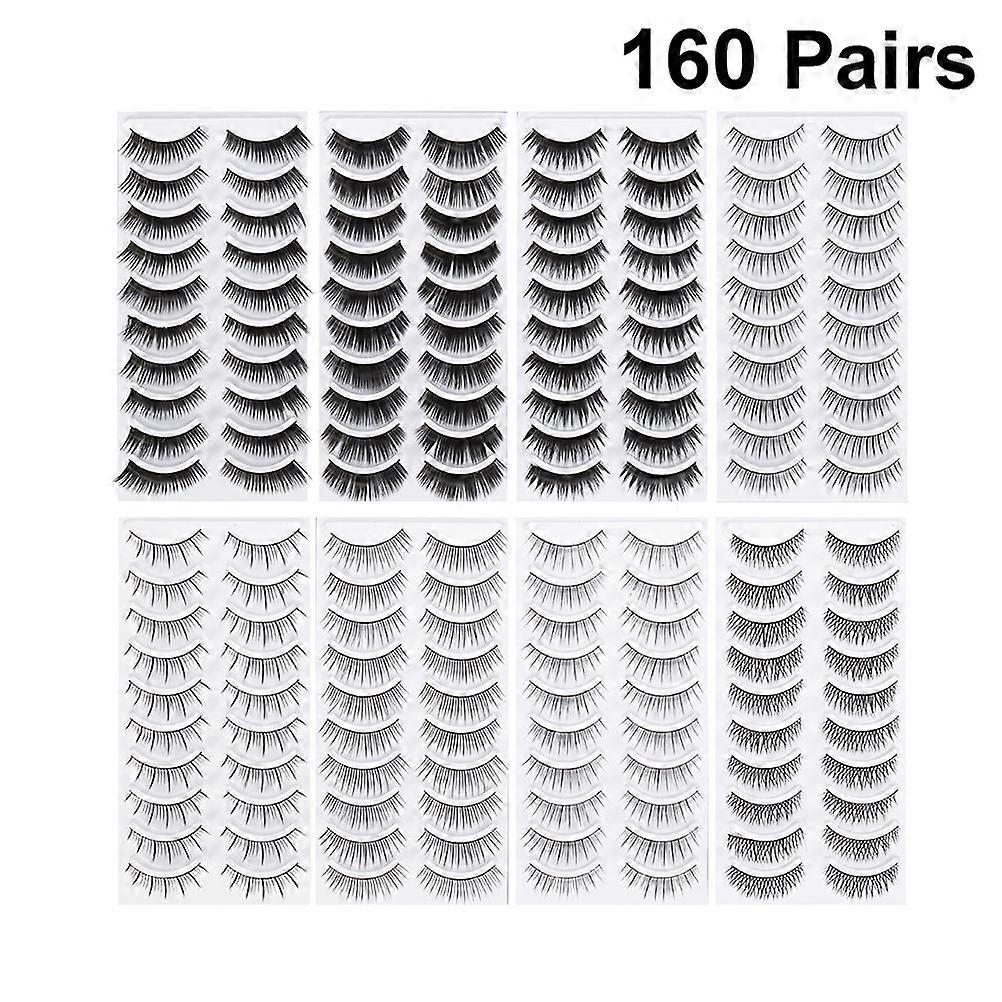 Long Eyelashes 320Pairs False Eyelashes Set for Party Application