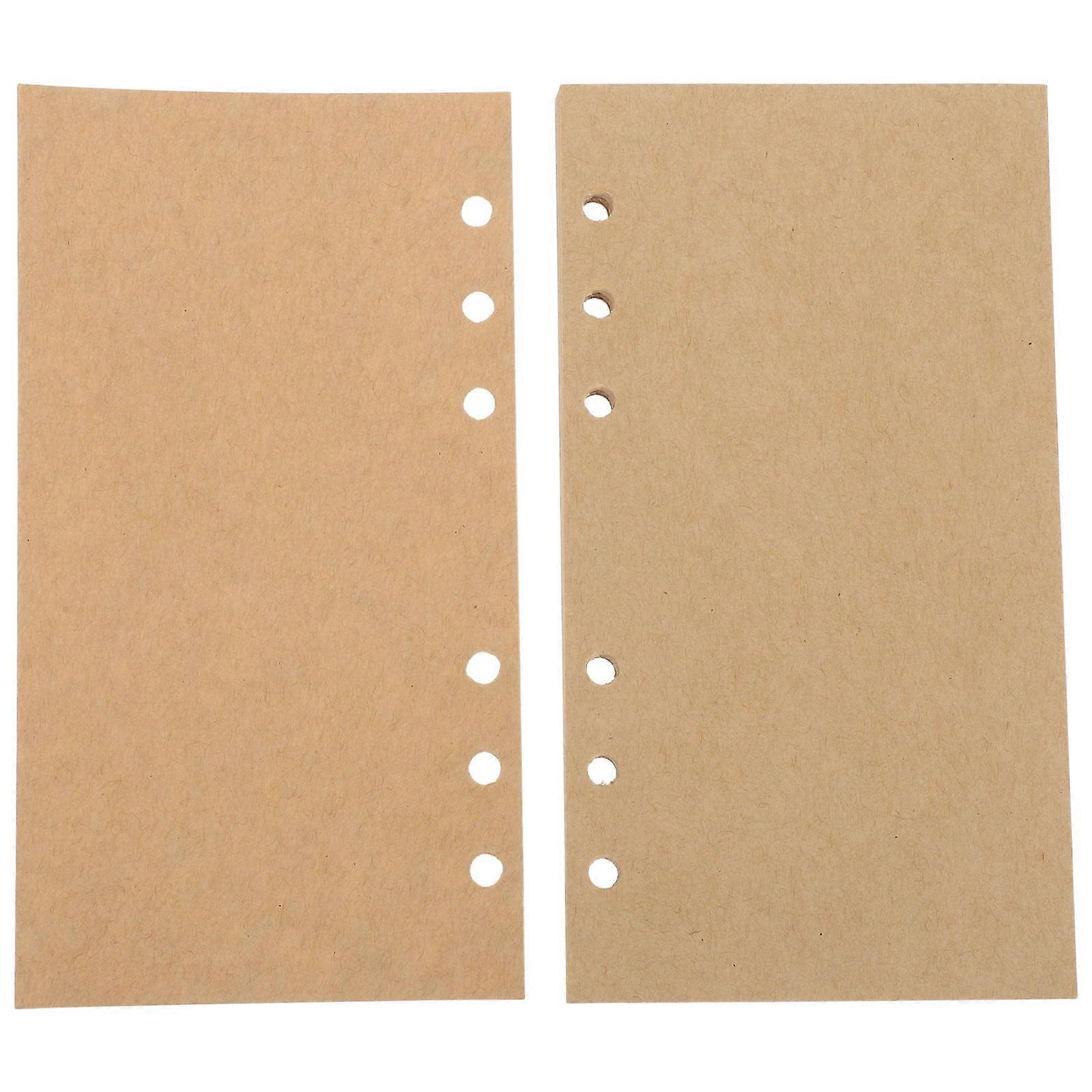 Journal Notebook Refill Kraft Binder Paper for 80 Sheets Writing