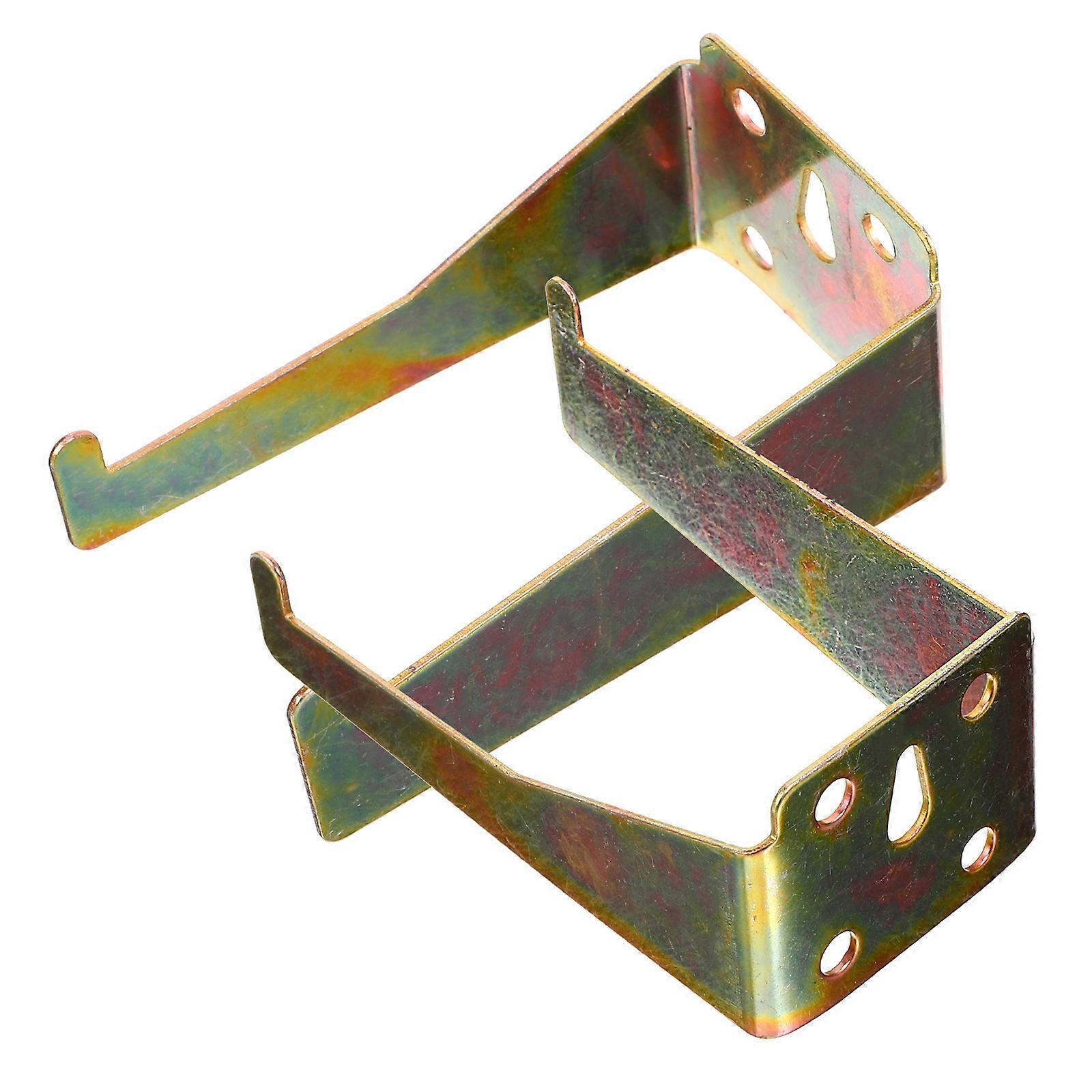 Iron Fire Extinguisher Wall Mount for Home Use 1Set Golden Bracket