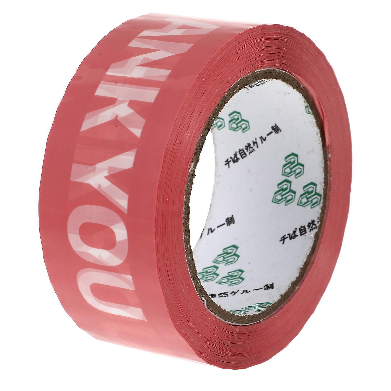 Pink Adhesive Plastic Tape for Gift Packaging 1 Roll for Decoration
