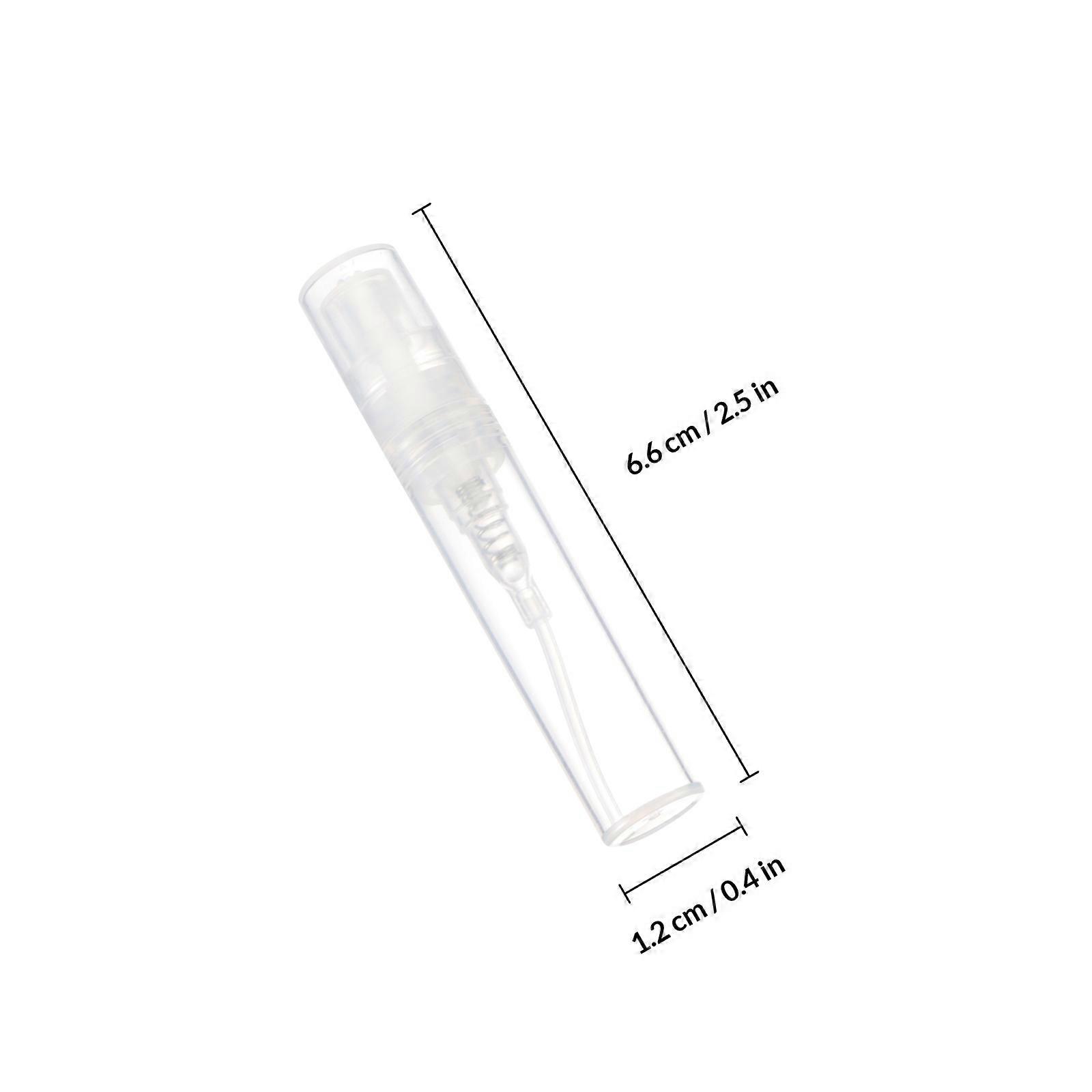 Perfume Refillable Bottle Spray Bottles for Storage 60Pcs Transparent Case