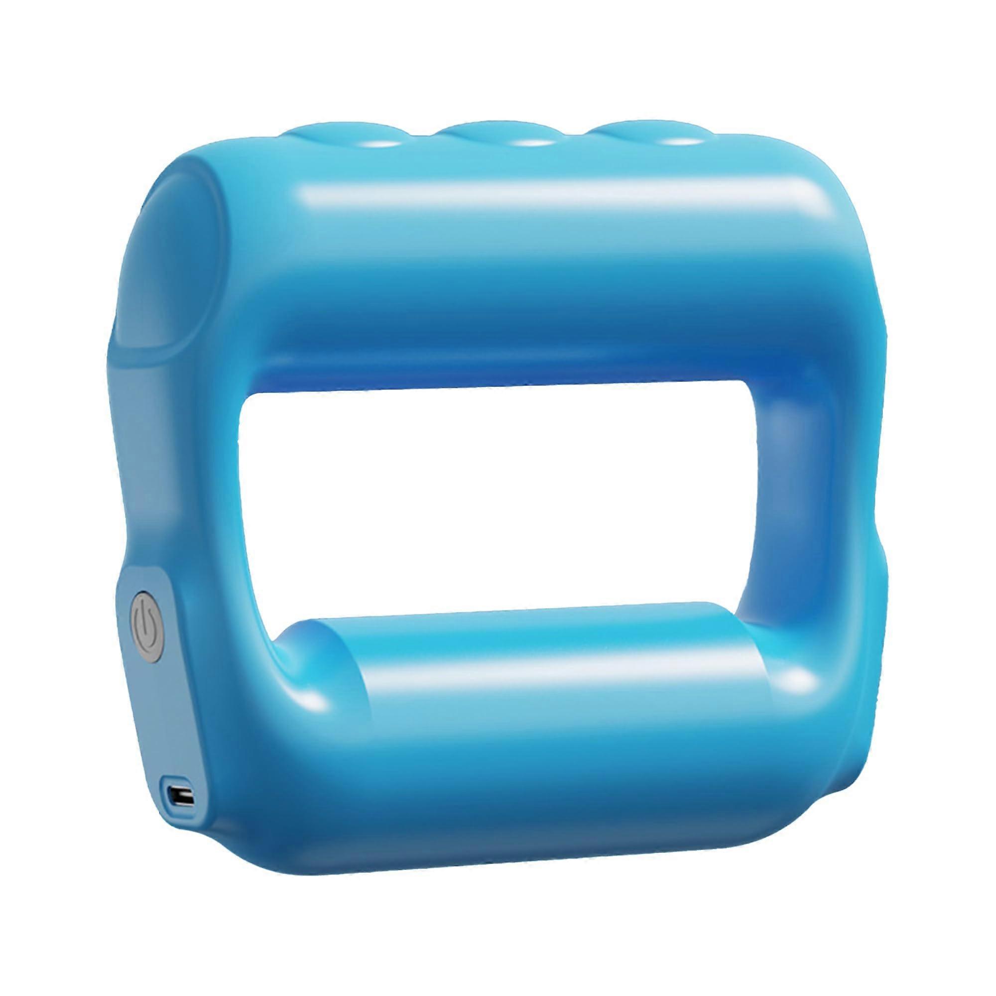 Back Massager with Heat, Deep Kneading, Cordless USB Rechargeable, Hands, Blue