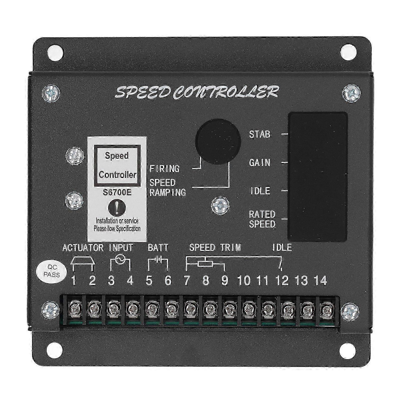 Electronic Engine Speed Controller Quick Response Diesel Generator Set Speed Governor 24V 26-27s