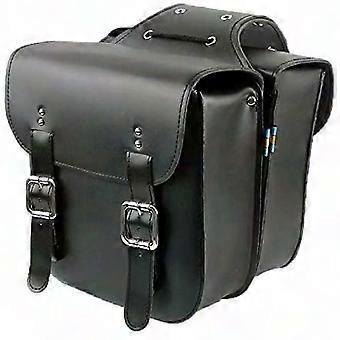 Vintage læder cykelholdertaske, holdbar bagerste sadelpindholder til retro cykelsadeltilbehør