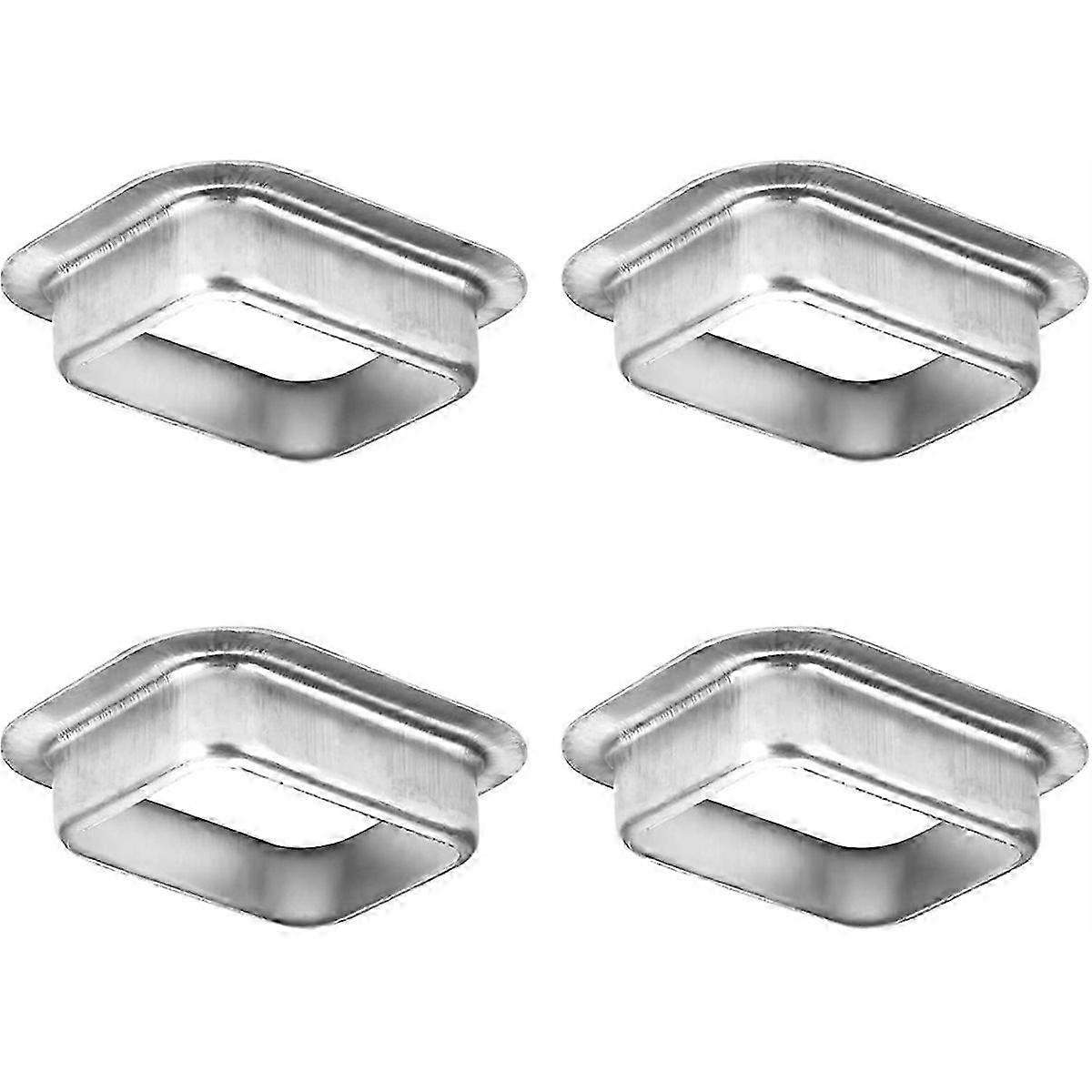 2" X 3" Rain Gutter Downspout Drop Outlet Aluminum K Style (4 Pack)