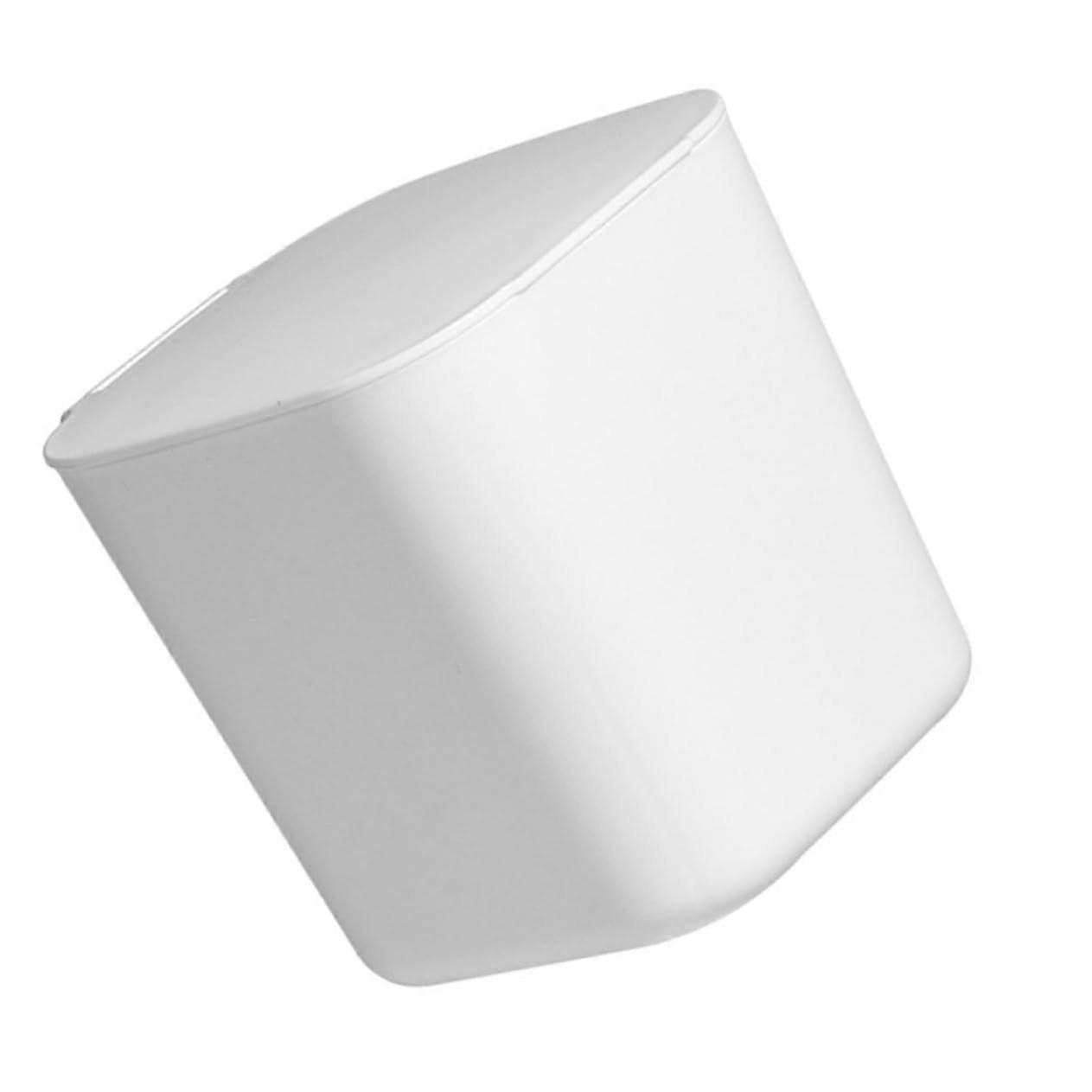 Desk Trash Can with OdorReducing Flip Lid, Mini Desktop Garbage Bin for Office, Kitchen, Home