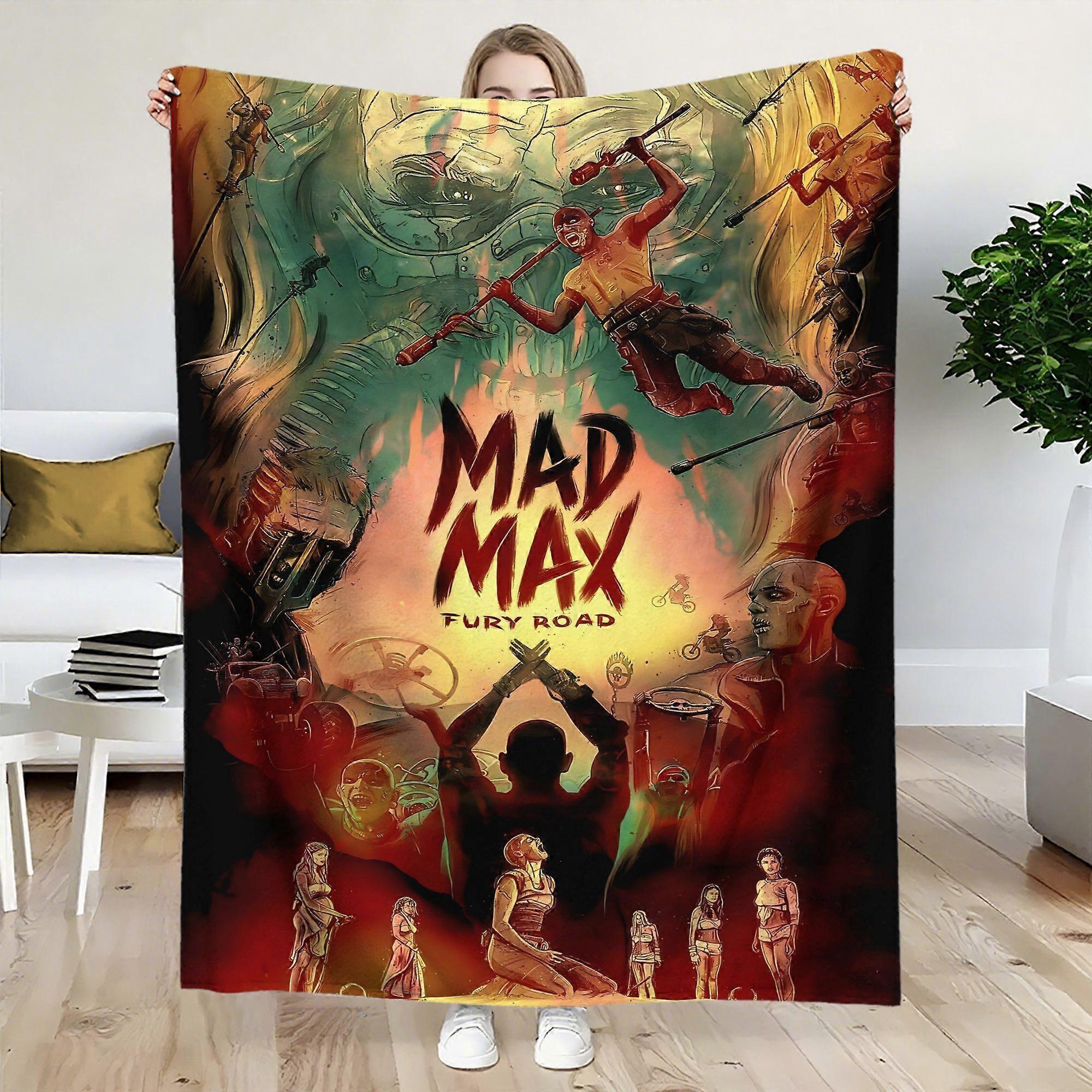 MAD MAX Luxury Flannel Blanket  Soft Lightweight