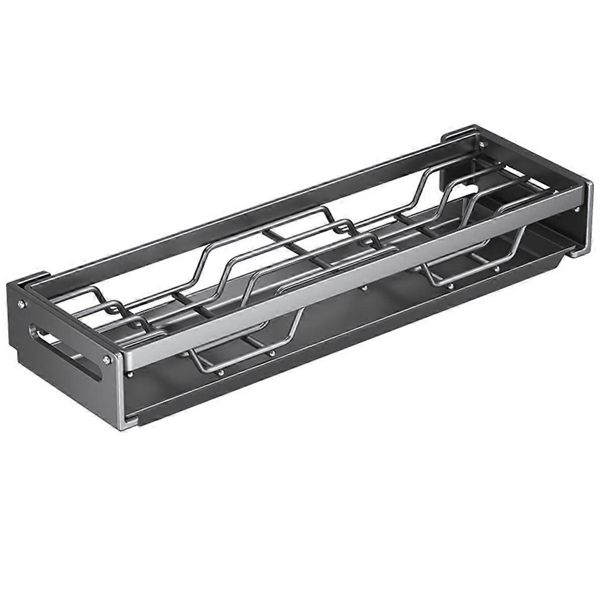 Wall Mounted Kitchen Dish Drainer Rack - Multifunctional Storage for Dishes, Chopsticks, Spoons