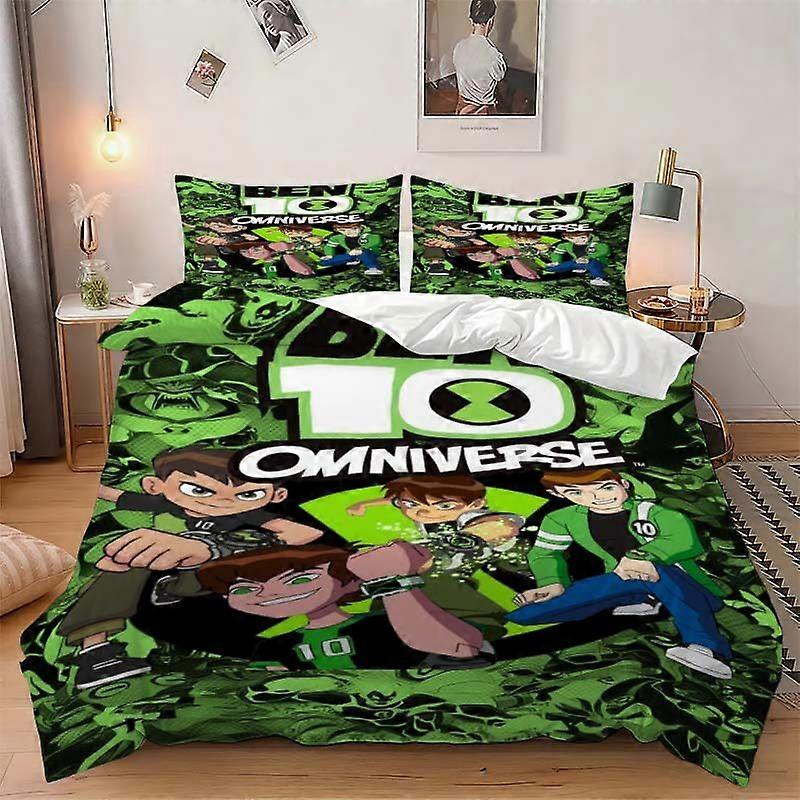 3pcs BEN 10 Fully Evolved Pattern Bedding Set Soft and Comfortable All-Season Use