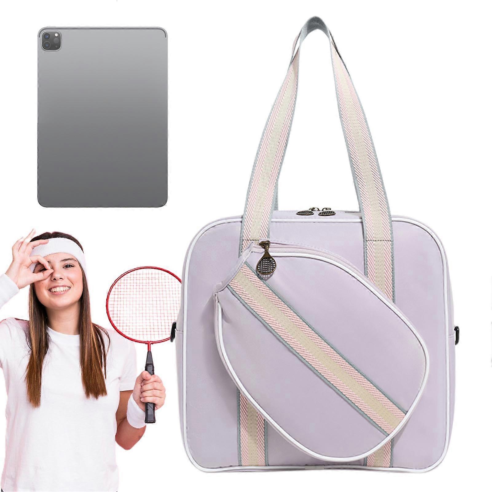 Waterproof Tennis Bag with Large Capacity Racket Storage and Adjustable Strap for Badminton