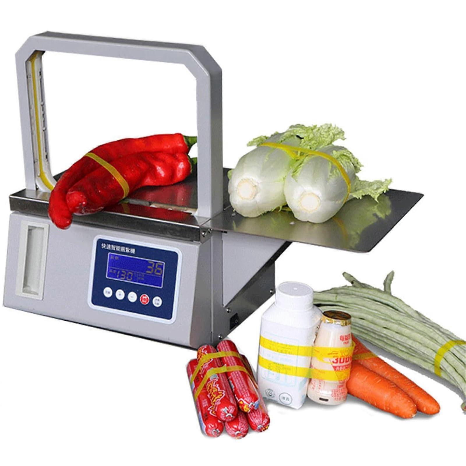 Automatic Vegetable Bundling Machine with Heat Splice and Adjustable Knot Tightness for Produce