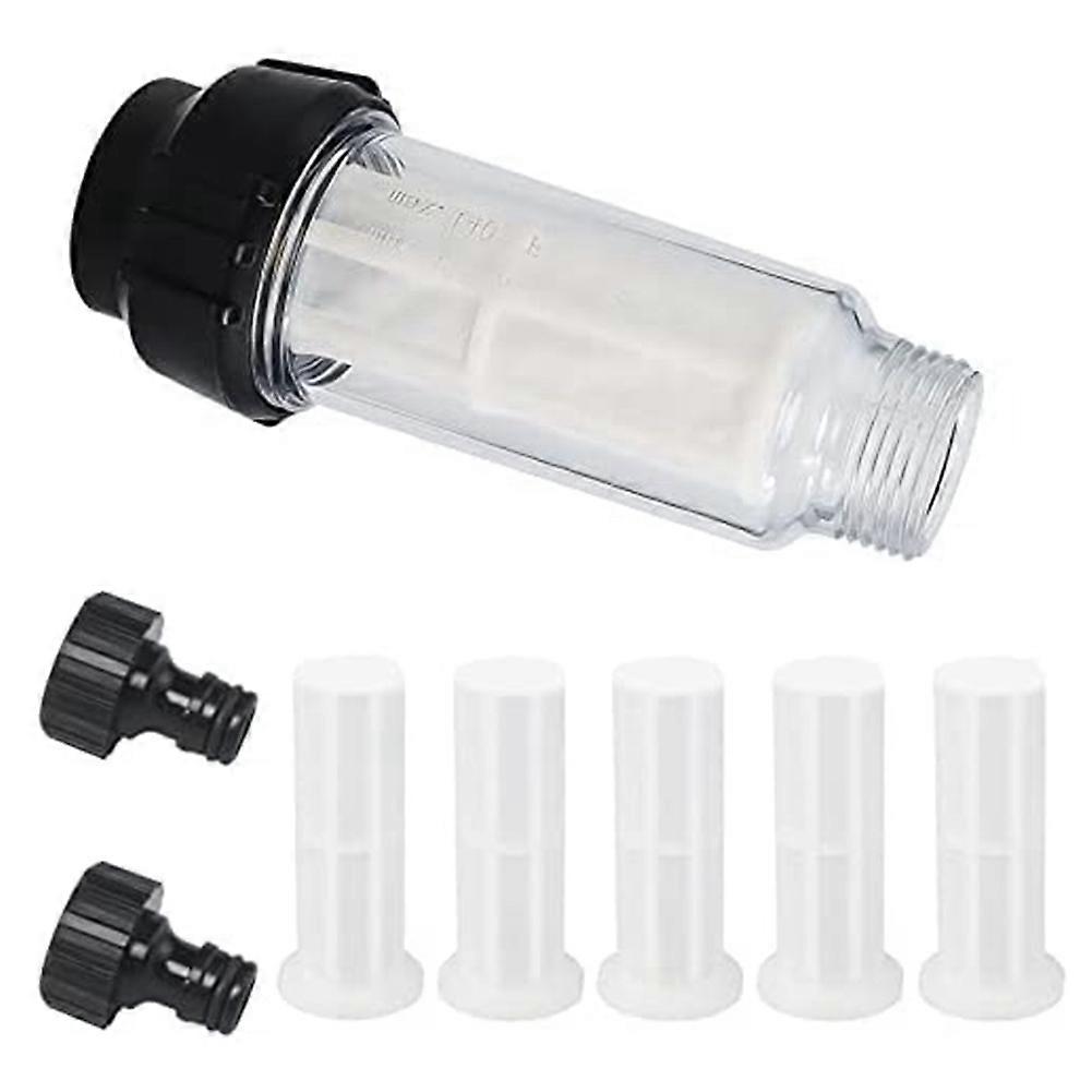 3/4 Inch Water Pre-Filter Water Filter Set with 5 Filter Inserts