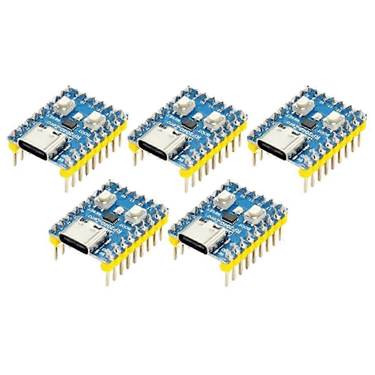 RP2040-Zero Microcontroller Development Board compatible RP2040 Dual-Core M0+Processor 2MB Flash 5Pcs