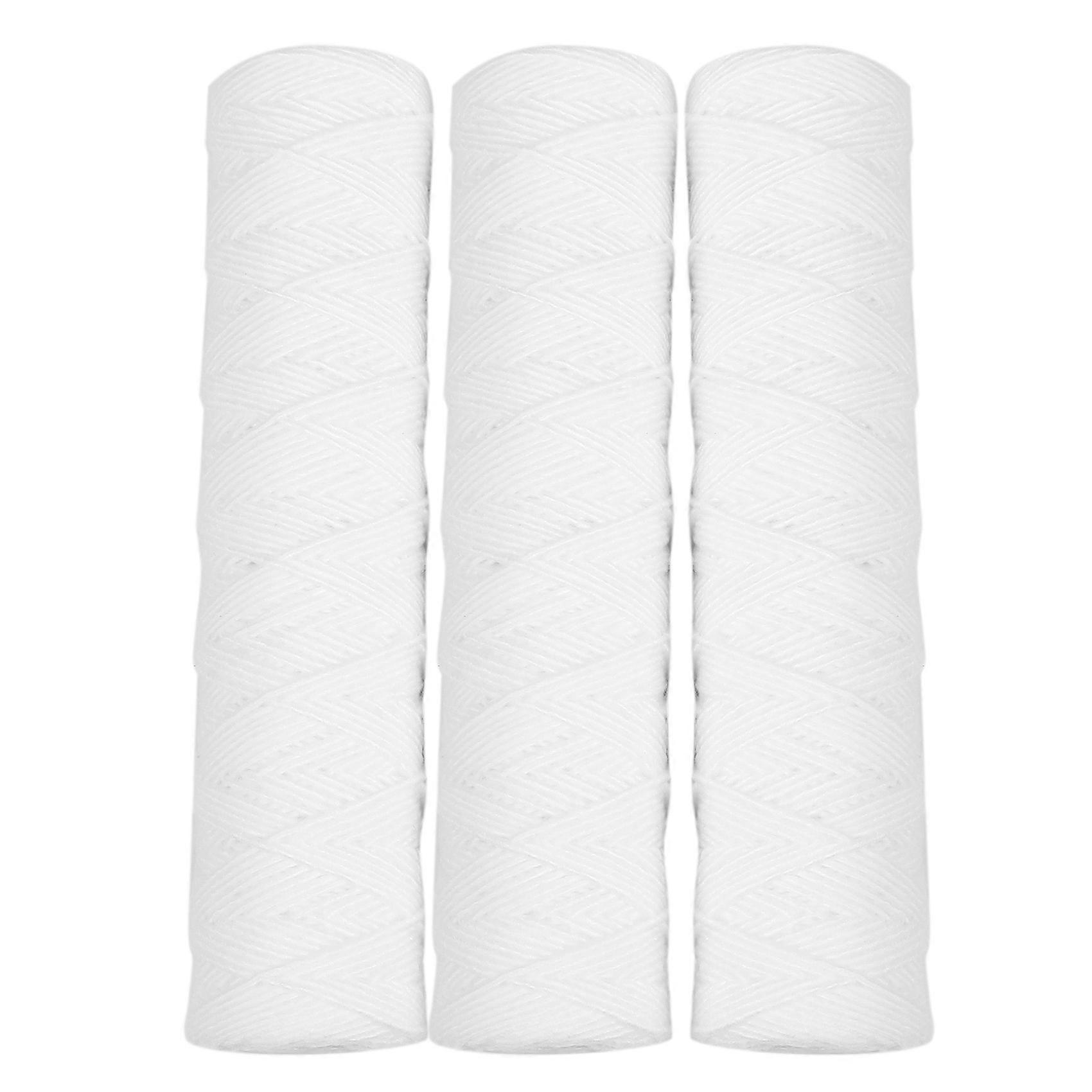 3Pc Water Purifier 10 Inch String 5 Micrometre PP Filter