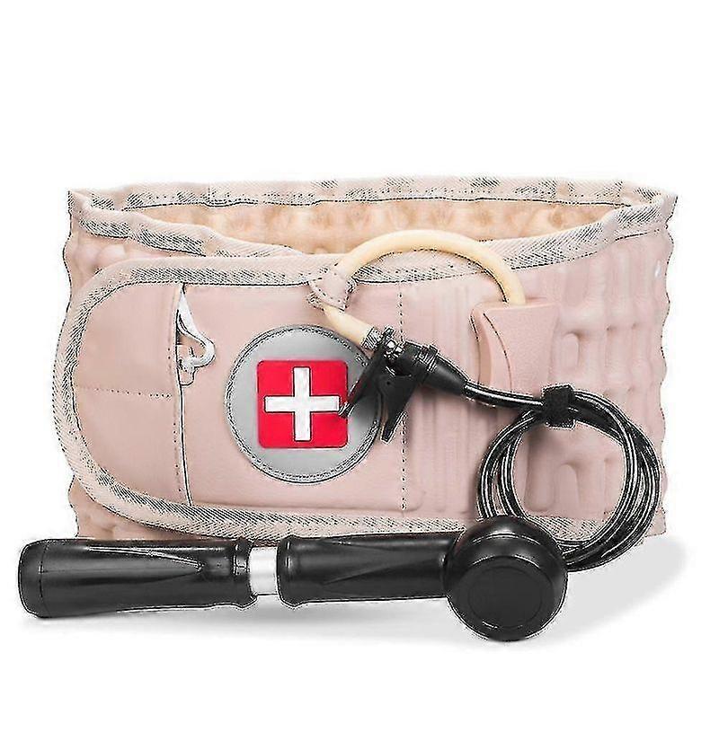 Décompression Lumbar Support Belt Waist Air Traction Brace Spinal Back Relief Belt Backach Pain Release Massager Unisexe